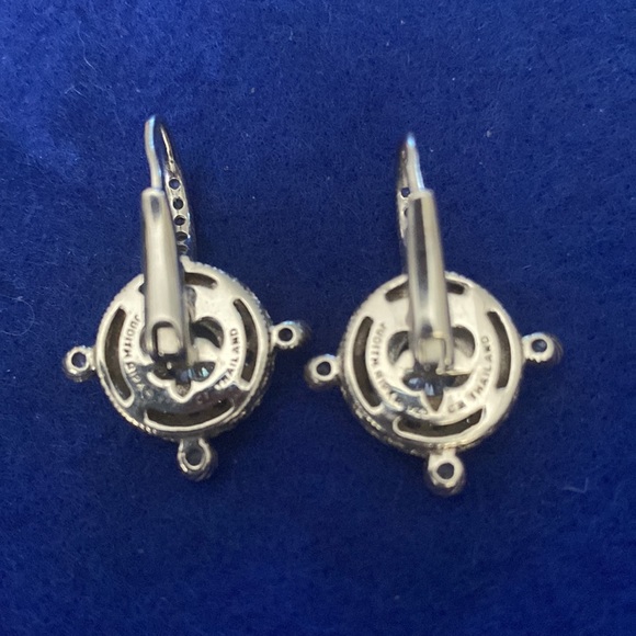 Judith Ripka diamonique drop earrings - Picture 2 of 6